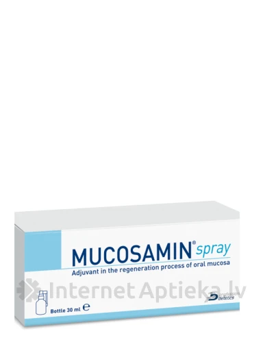 Mucosamin aerosols izsmidzināšanai mutes dobumā, 30 ml | internetaptieka.lv