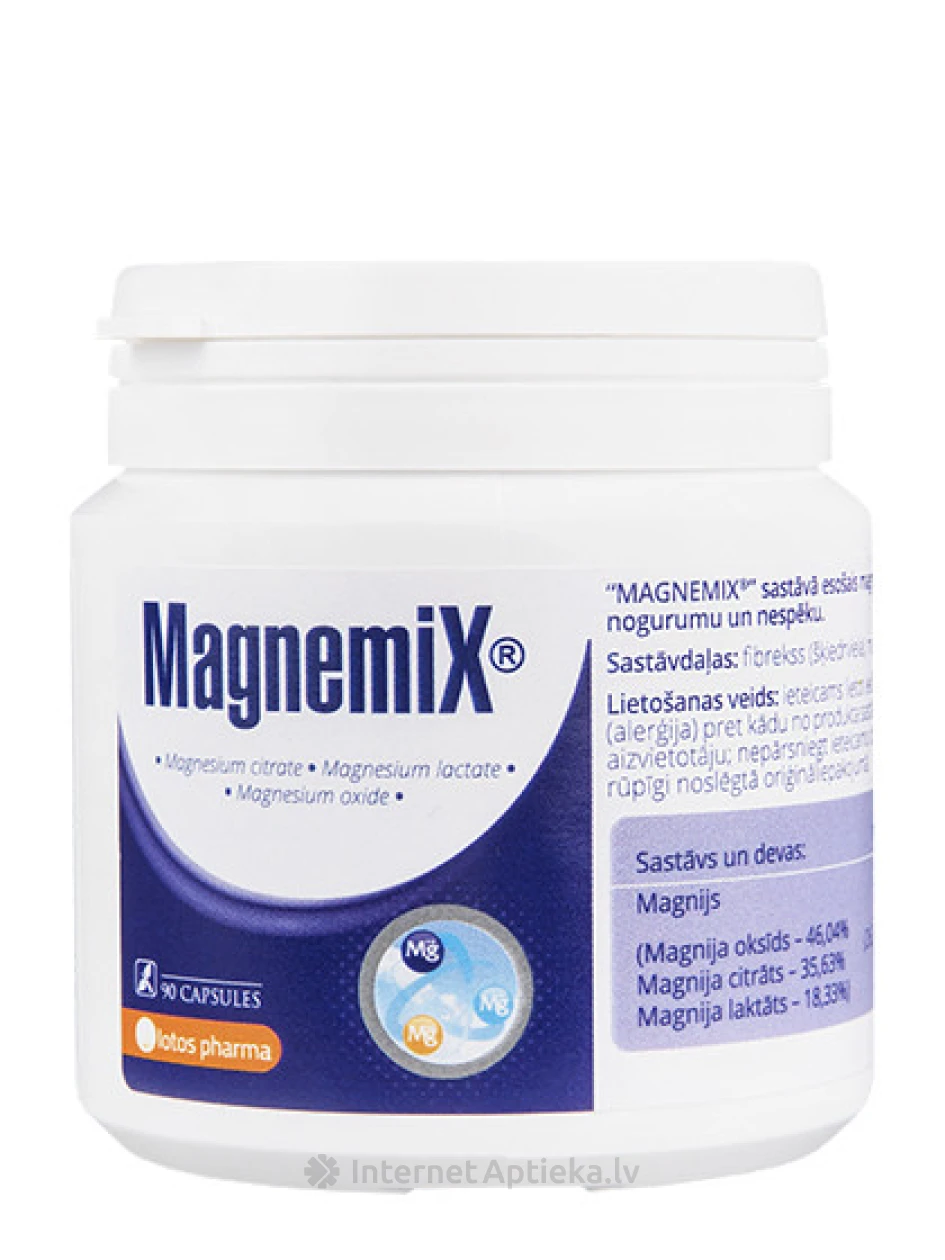 Magnemix, 90 kapslit | internetaptieka.lv