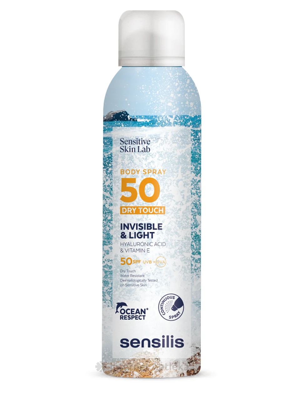 SENSILIS Invisible and Light SPF50+ sprejs saules aizsardzībai, 200 ml | internetaptieka.lv