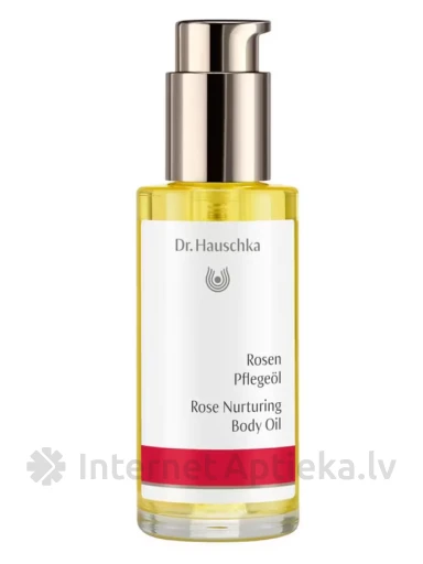 Dr.Hauscka Rose toitev roosi kehaõli, 75 ml | internetaptieka.lv