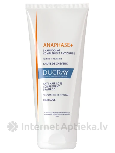 Ducray Anaphase+ šampūns pret matu izkrišanu, 200 ml | internetaptieka.lv