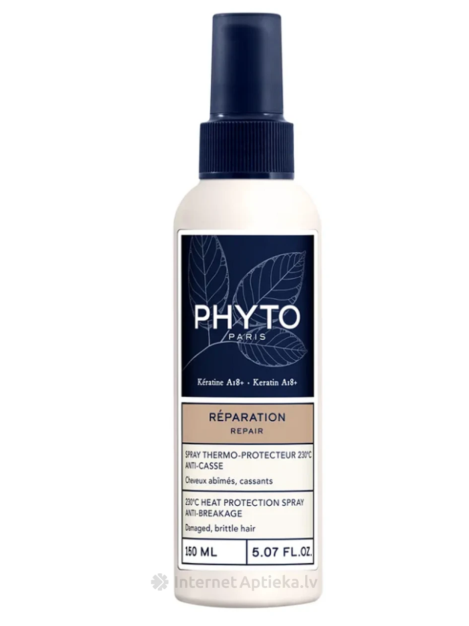 PHYTO REPAIR 230° защитное средство для укладки поврежденных волос, 250 мл | internetaptieka.lv