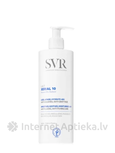 SVR XERIAL 10 LAIT mitrinošs ķermeņa pieniņš ar tīru urīnvielu (10%), 400 ml | internetaptieka.lv
