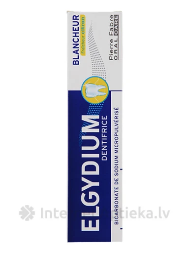Elgydium Whitening Cool Lemon hambapasta valgendav, sidrun, 75 ml | internetaptieka.lv
