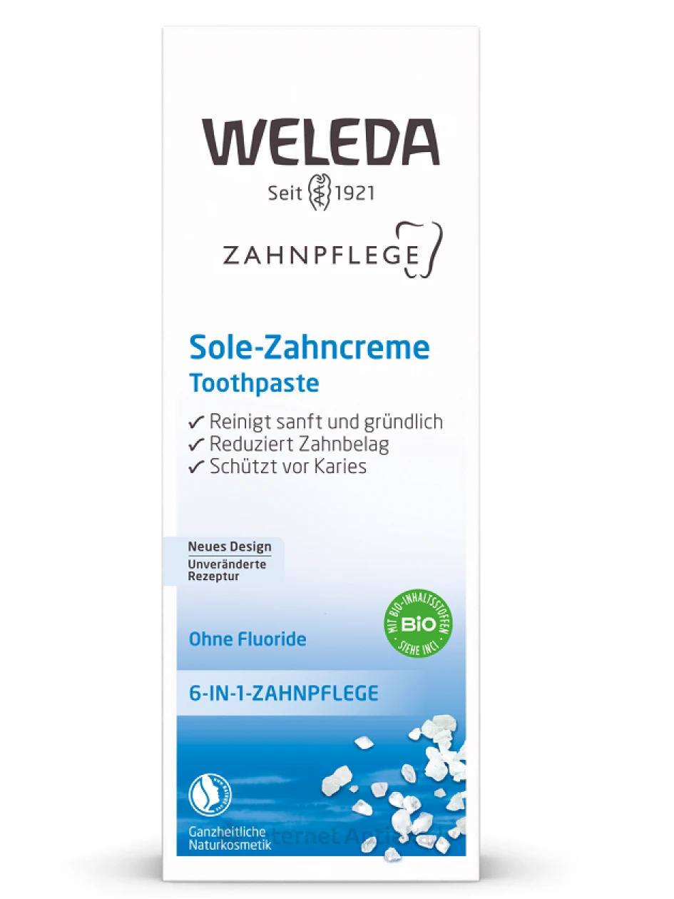 Weleda zobu pasta ar sāli, 75 ml | internetaptieka.lv