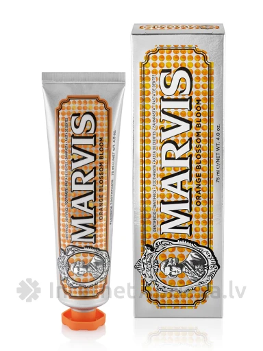 MARVIS apelsīnu ziedu un piparmētru zobu pasta, 75 ml | internetaptieka.lv