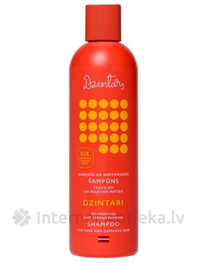 Dzintarsi šampoon rabedatele ja kahjustatud juustele Dzintari, 300 ml | internetaptieka.lv