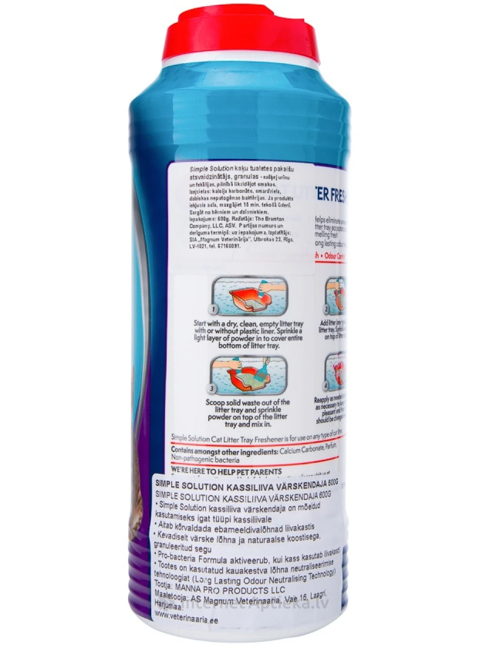 Lihtne lahendus kassiliivavärskendaja pelletid, 600 g | internetaptieka.lv