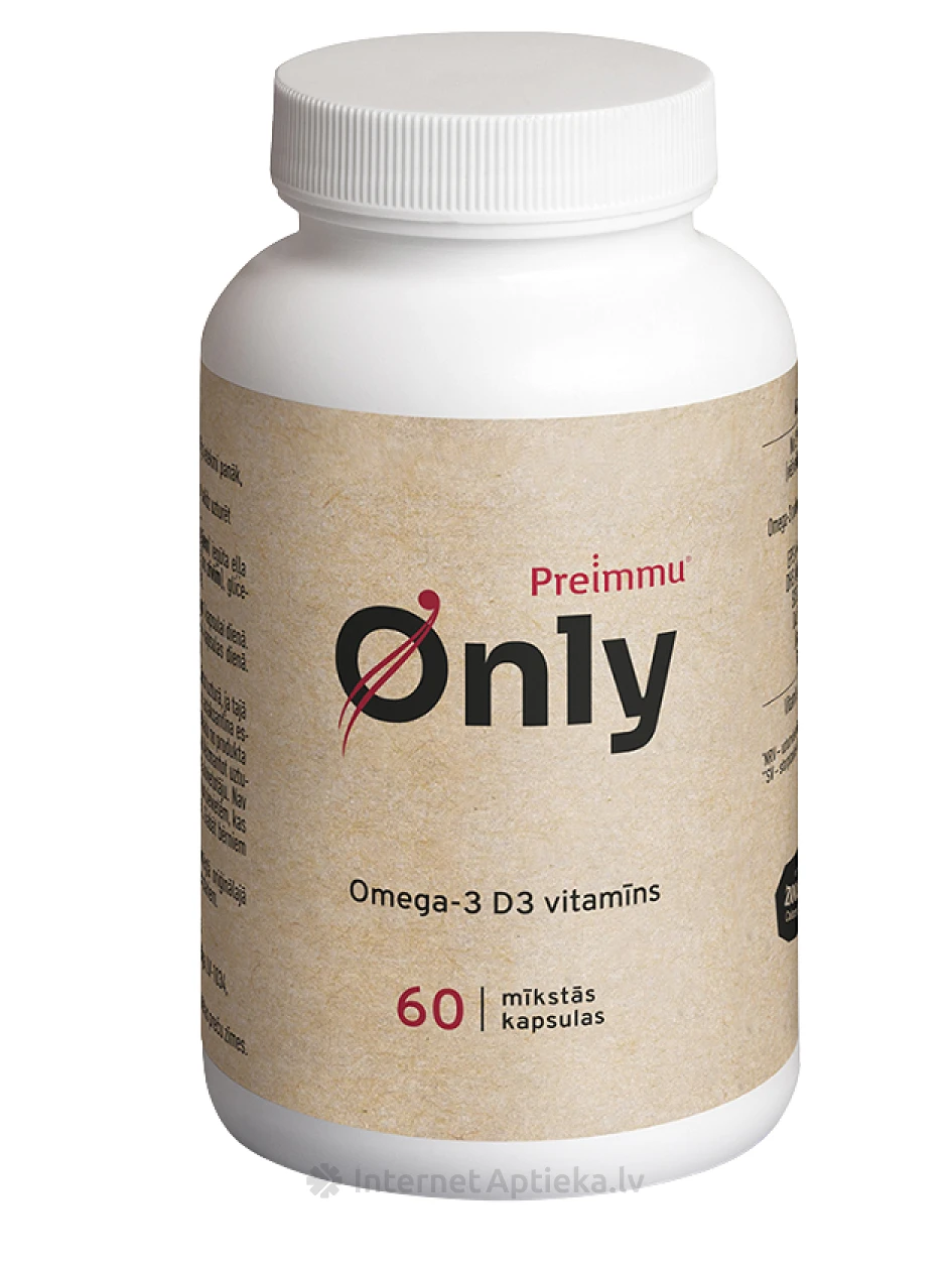 Preimmu® Ønly minkštos kapsulės, 60 vnt. | internetaptieka.lv