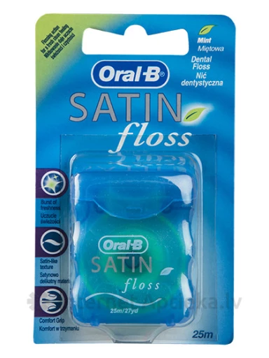 Oral-B Satin Floss Mentooliga hambaniit, 25 m | internetaptieka.lv
