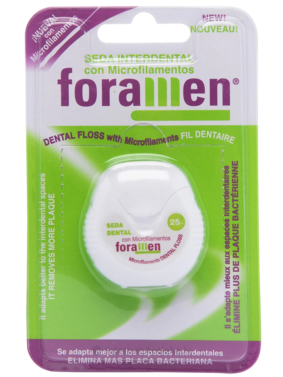 Foramen super Floss зубная нить с микроволокном, 25 м | internetaptieka.lv