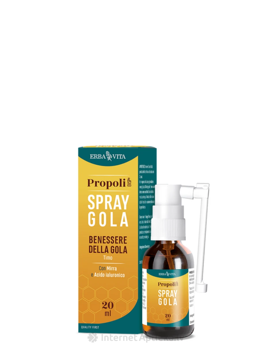 ERBA VITA Propoli EVSP SPRAY GOLA, 20 мл | internetaptieka.lv