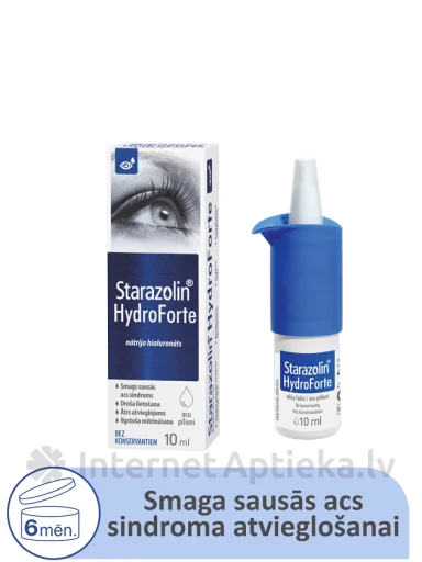 Starazolin HydroForte acu pilieni, 10 ml | internetaptieka.lv