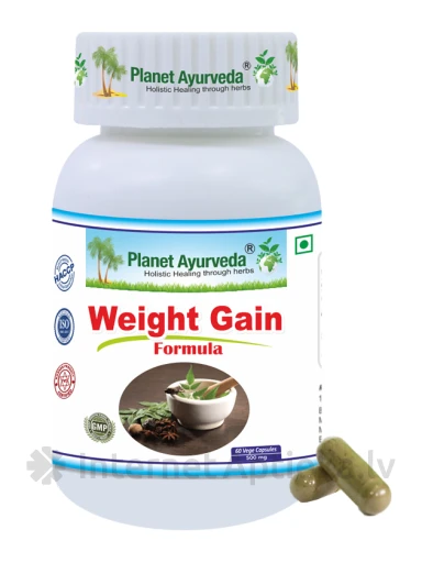 Planet Ayurveda® Weight Gain Formula, 60 kapsulas | internetaptieka.lv