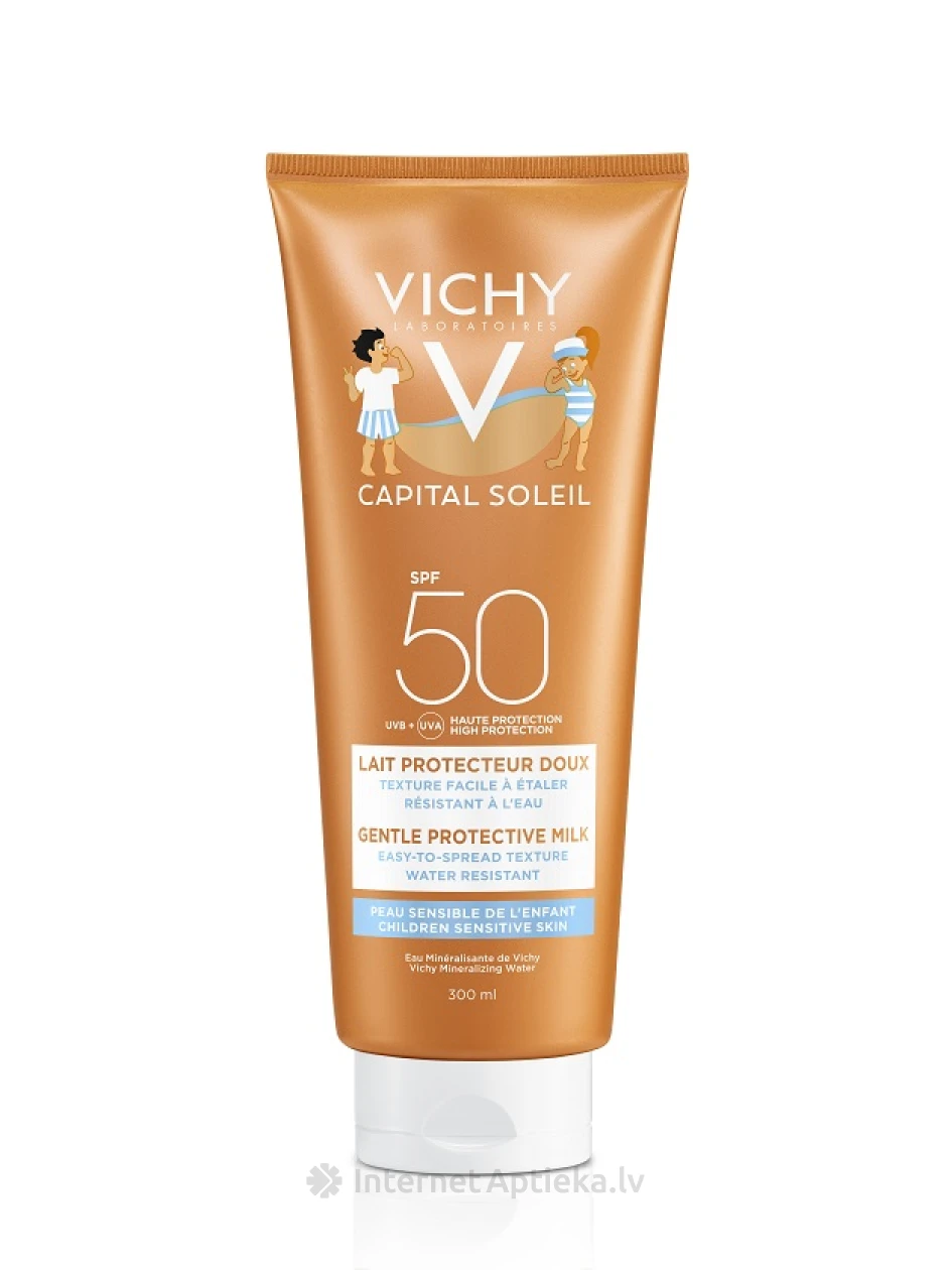 Vichy Capital Soleil SPF 50+ aizsargpienieņš bērniem, 300 ml | internetaptieka.lv