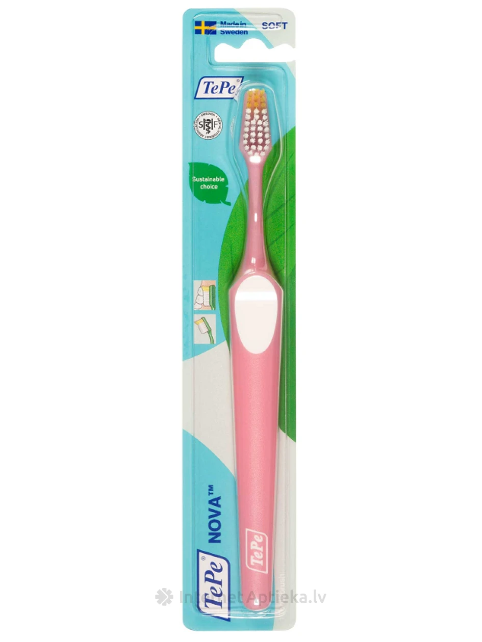 TePe Nova Soft Sustainable zobu birste | internetaptieka.lv