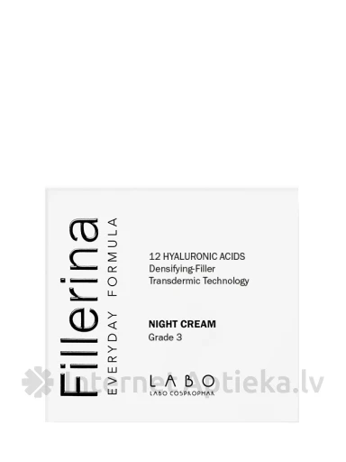 Fillerina EVERYDAY FORMULA Nakts krēms Intensitāte 3, 50 ml | internetaptieka.lv