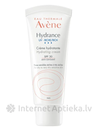 AVENE HYDRANCE UV-RICH Niisutav kreem kuivale nahale, 40 ml | internetaptieka.lv