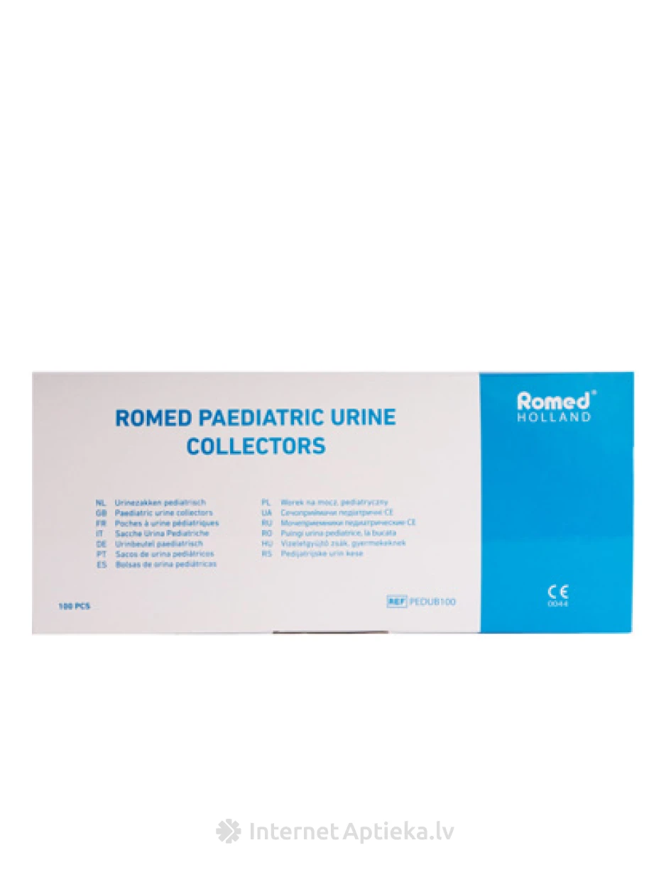 Romed Детские мочеприемники клеящиеся, 100 шт | internetaptieka.lv