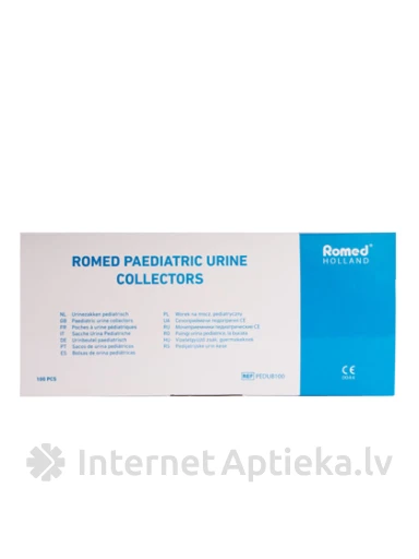 Romed Детские мочеприемники клеящиеся, 100 шт | internetaptieka.lv