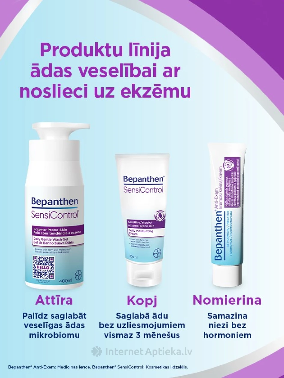 Bepanthen SensiControl dušas želeja, 400 ml | internetaptieka.lv