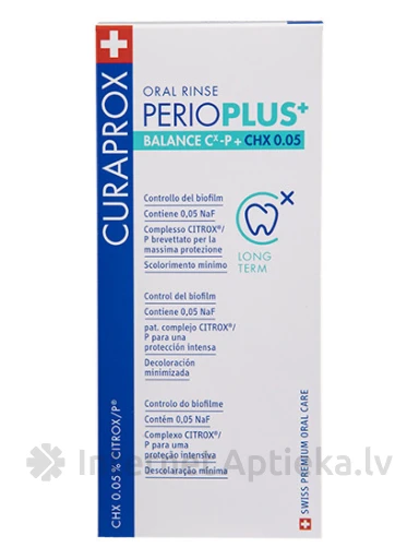 Curaprox Perio Plus Balance жидкость для полоскания рта, 200 мл | internetaptieka.lv