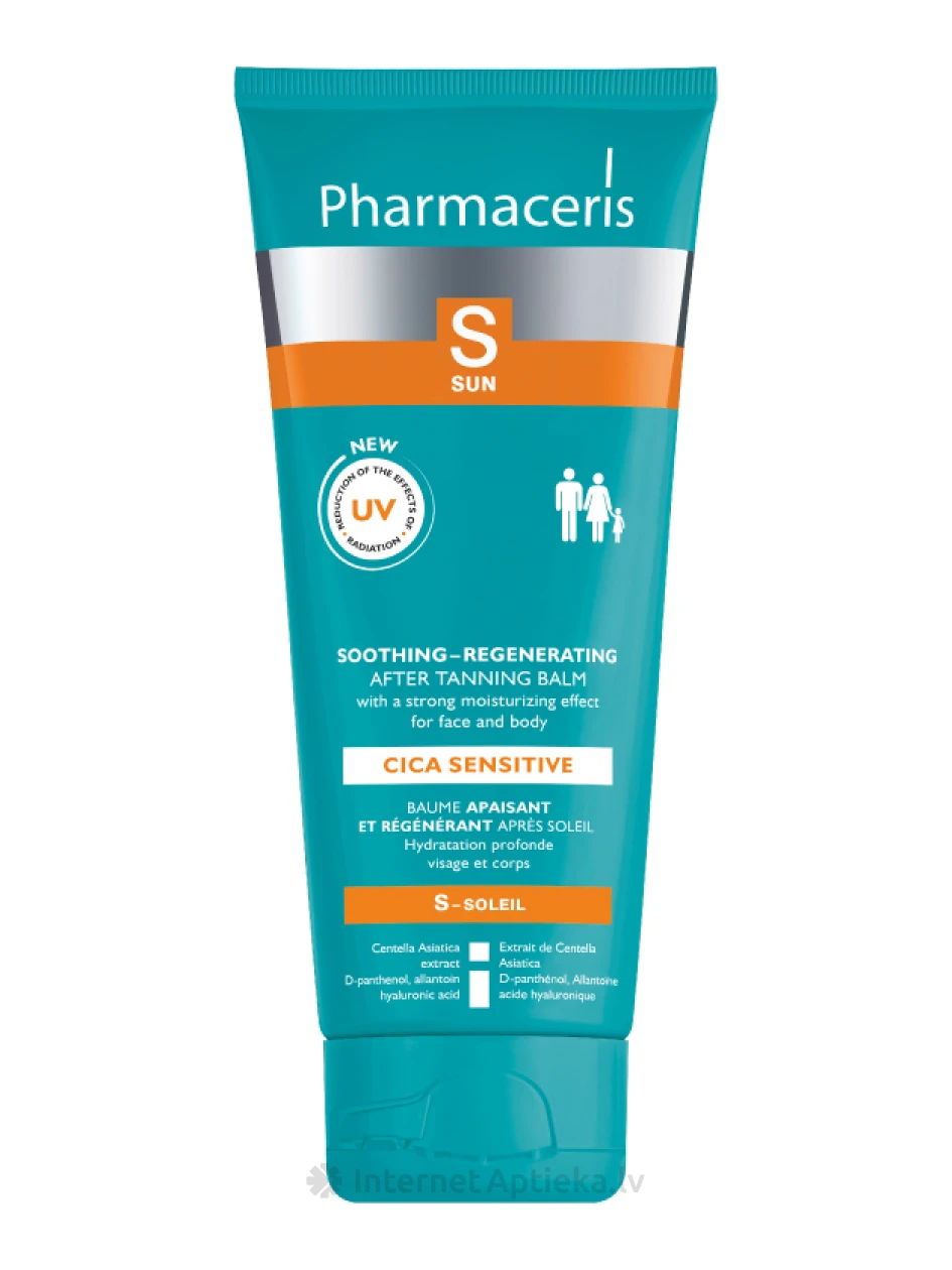 Pharmaceris S-After balzams pēc sauļošanās sejai un ķermenim, 200 ml | internetaptieka.lv