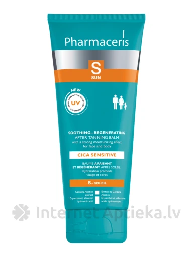 Pharmaceris S-After päevitusjärgne palsam näole ja kehale, 200 ml | internetaptieka.lv