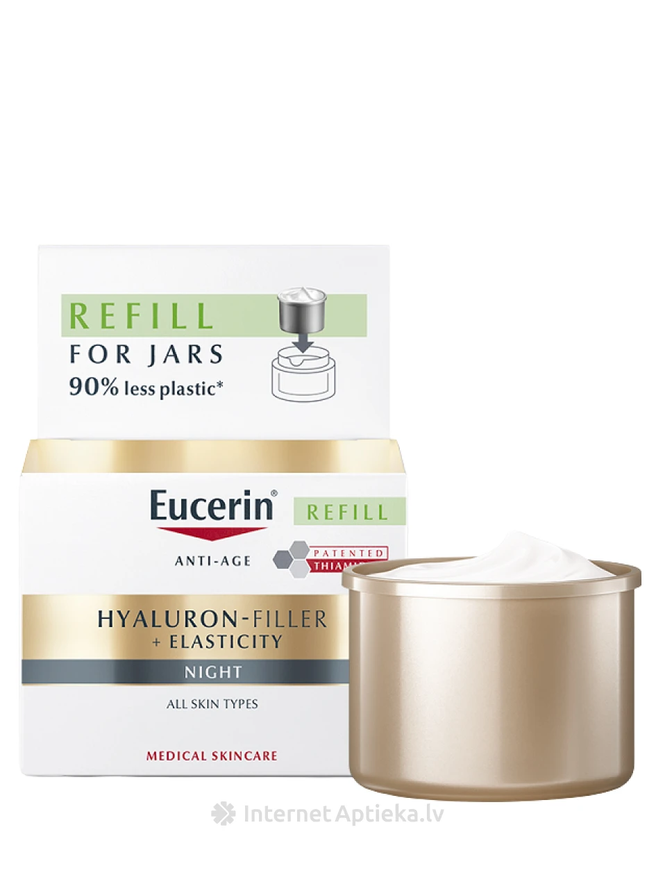 Eucerin Hyaluron-Filler + Elasticity öökreemi täitepakend, 50 ml | internetaptieka.lv
