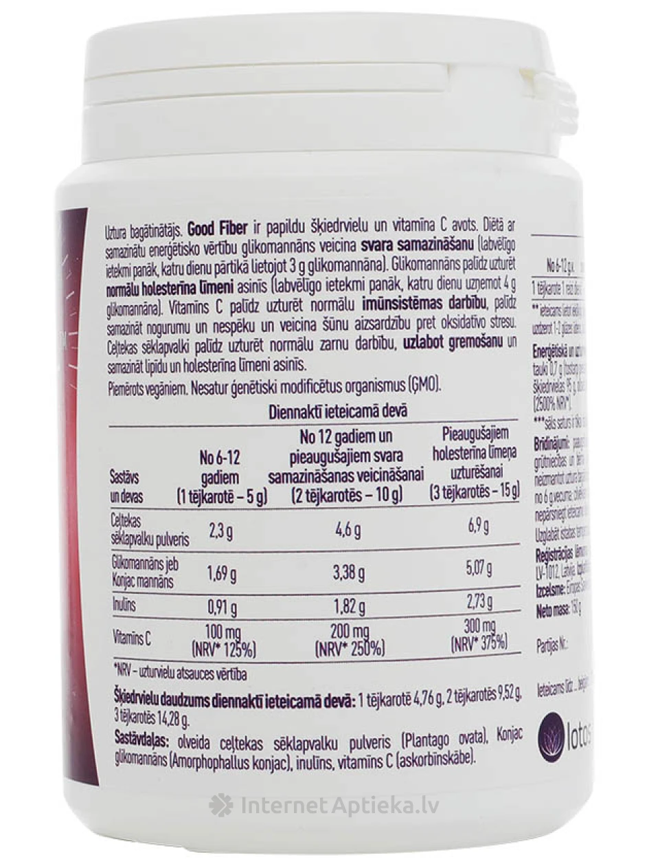 Good fiber, 150 g | internetaptieka.lv