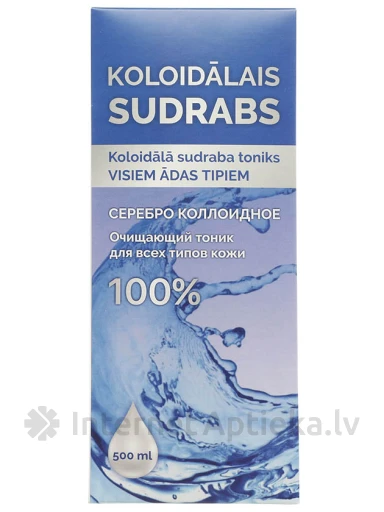Kolloīdalais sudrabs toniks, 500 ml | internetaptieka.lv