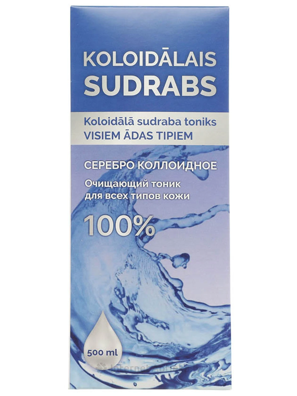 Коллоидный серебряный тоник, 500 мл | internetaptieka.lv