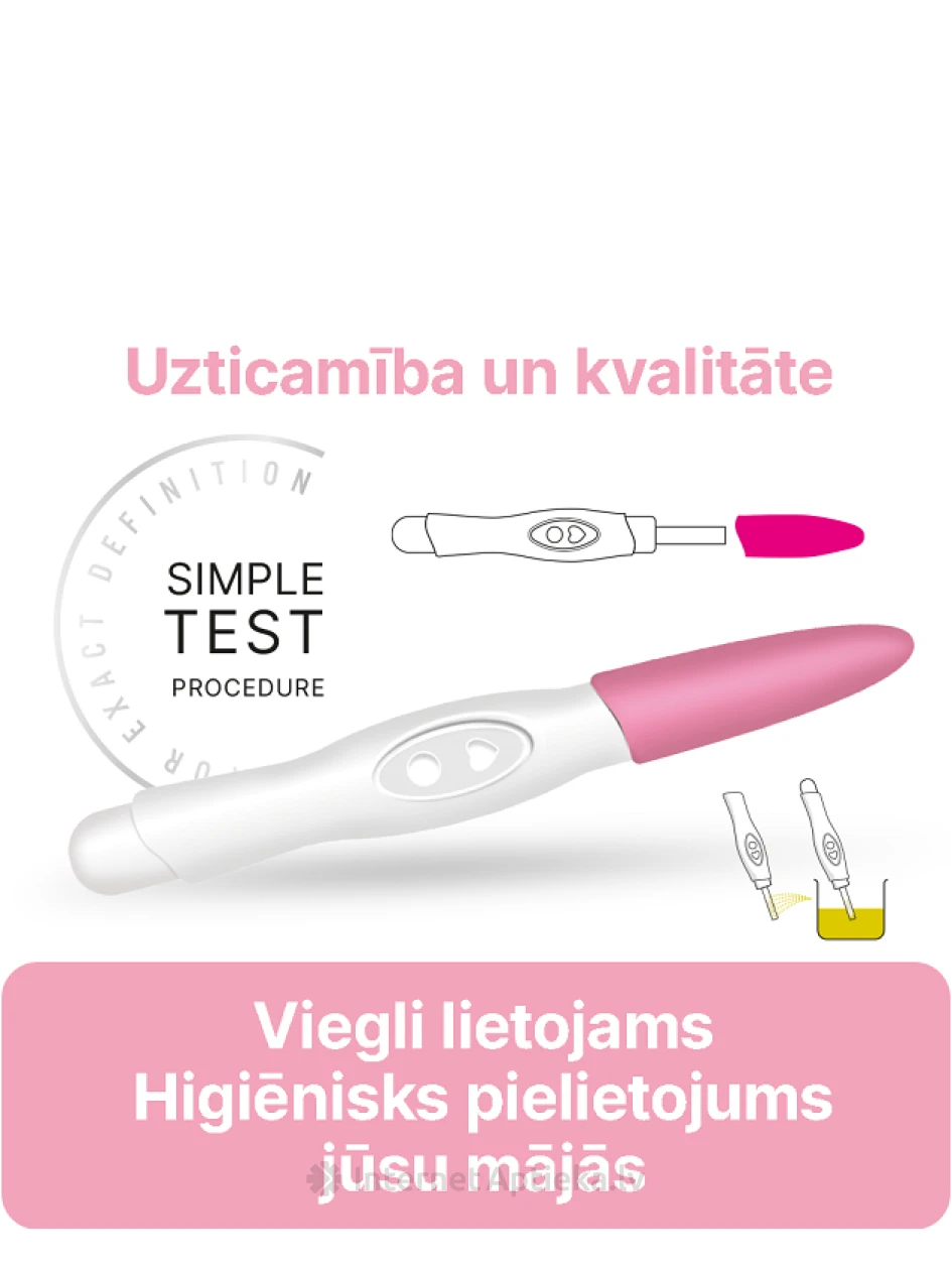 Clear Choice – paprastas pieštuko nėštumo testas, 1 vnt. | internetaptieka.lv