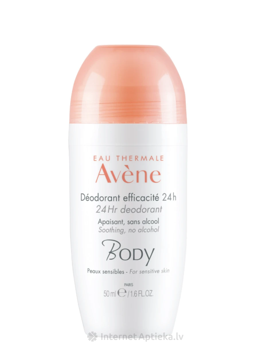 AVENE BODY rullikdeodorant 24h, 50 ml | internetaptieka.lv