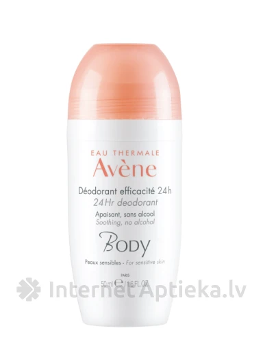 AVENE BODY rullikdeodorant 24h, 50 ml | internetaptieka.lv