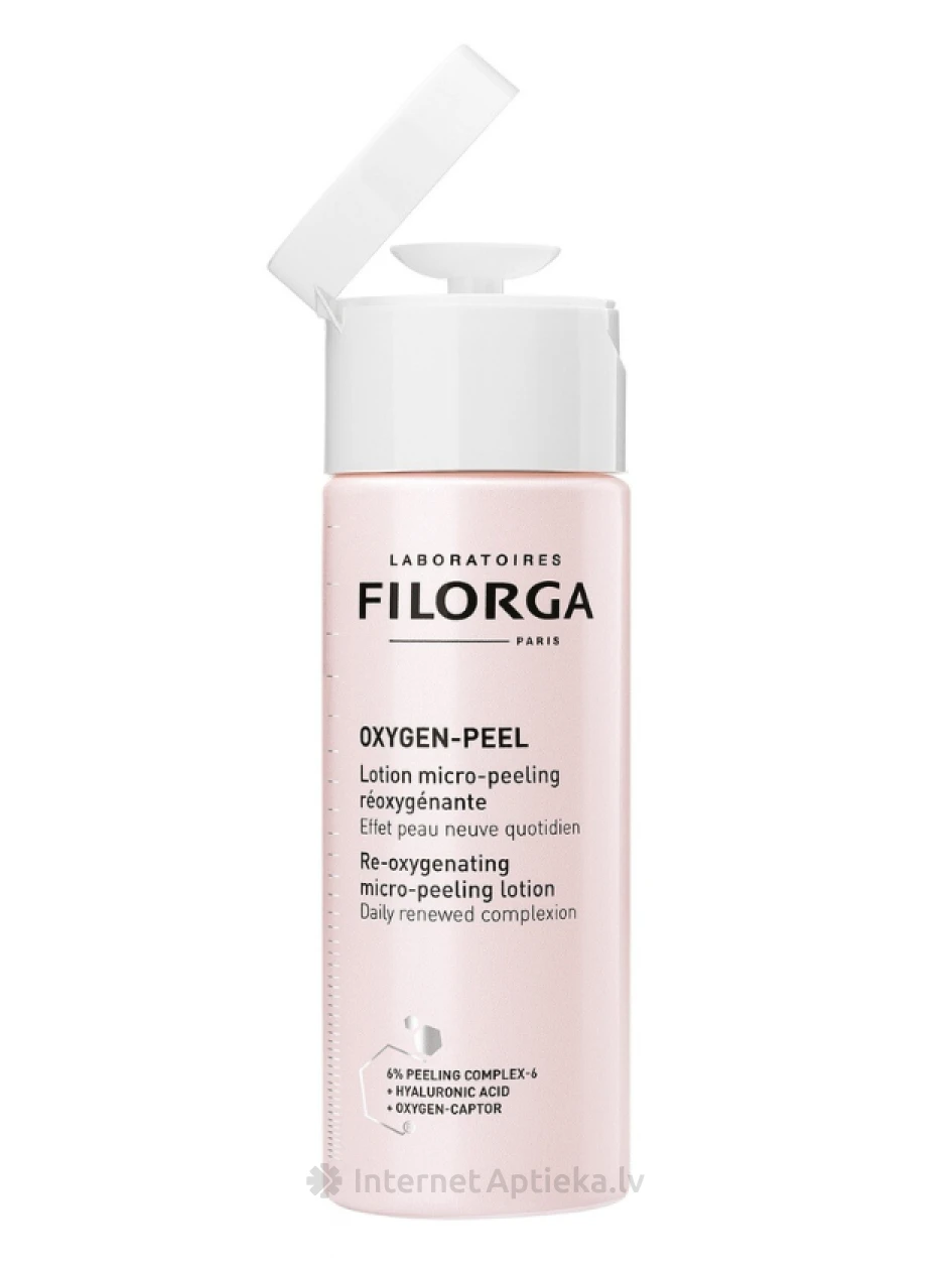 FILORGA OXYGEN PEEL näovesi koorimiseks ja naha heledamaks muutmiseks, 150 ml | internetaptieka.lv