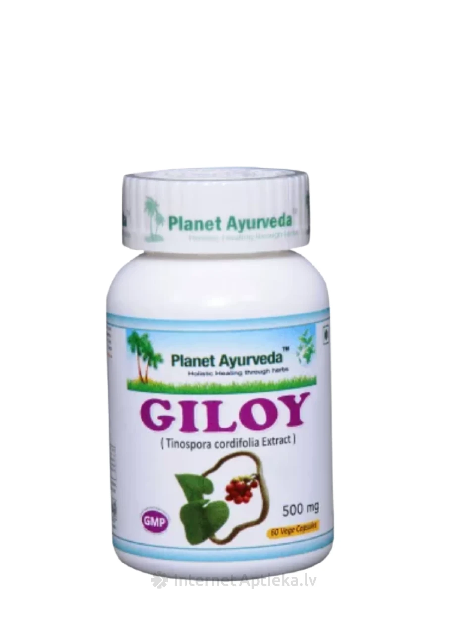 Planet Ayurveda® Giloy Organic kapslit, 60 tk. | internetaptieka.lv