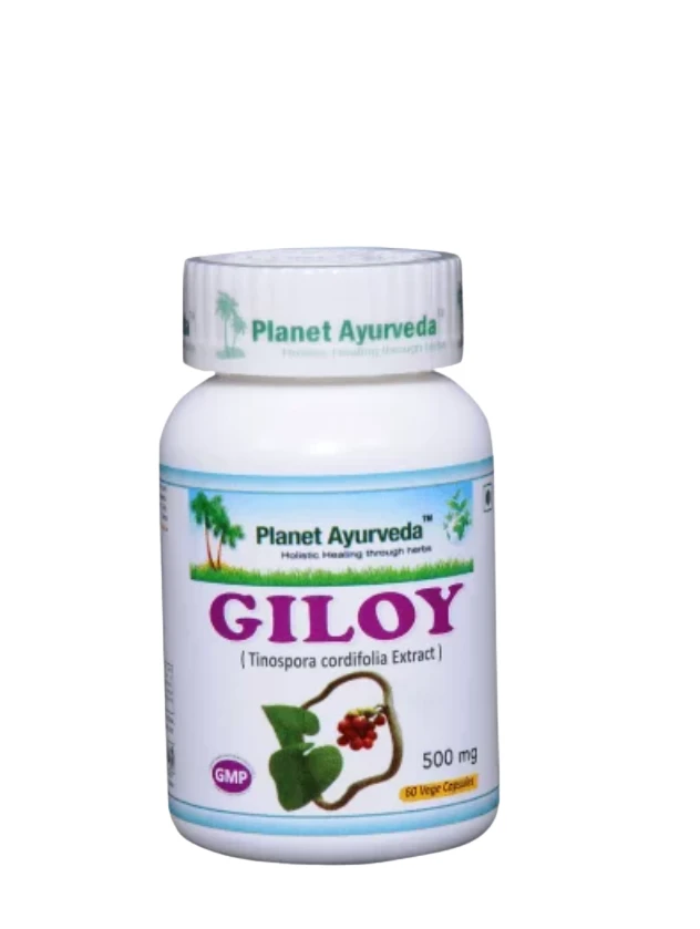 Planet Ayurveda Giloy Organic kapsulas, 60 gab.