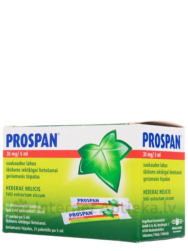 Prospani lahus 35mg/5ml, 21 pakki | internetaptieka.lv