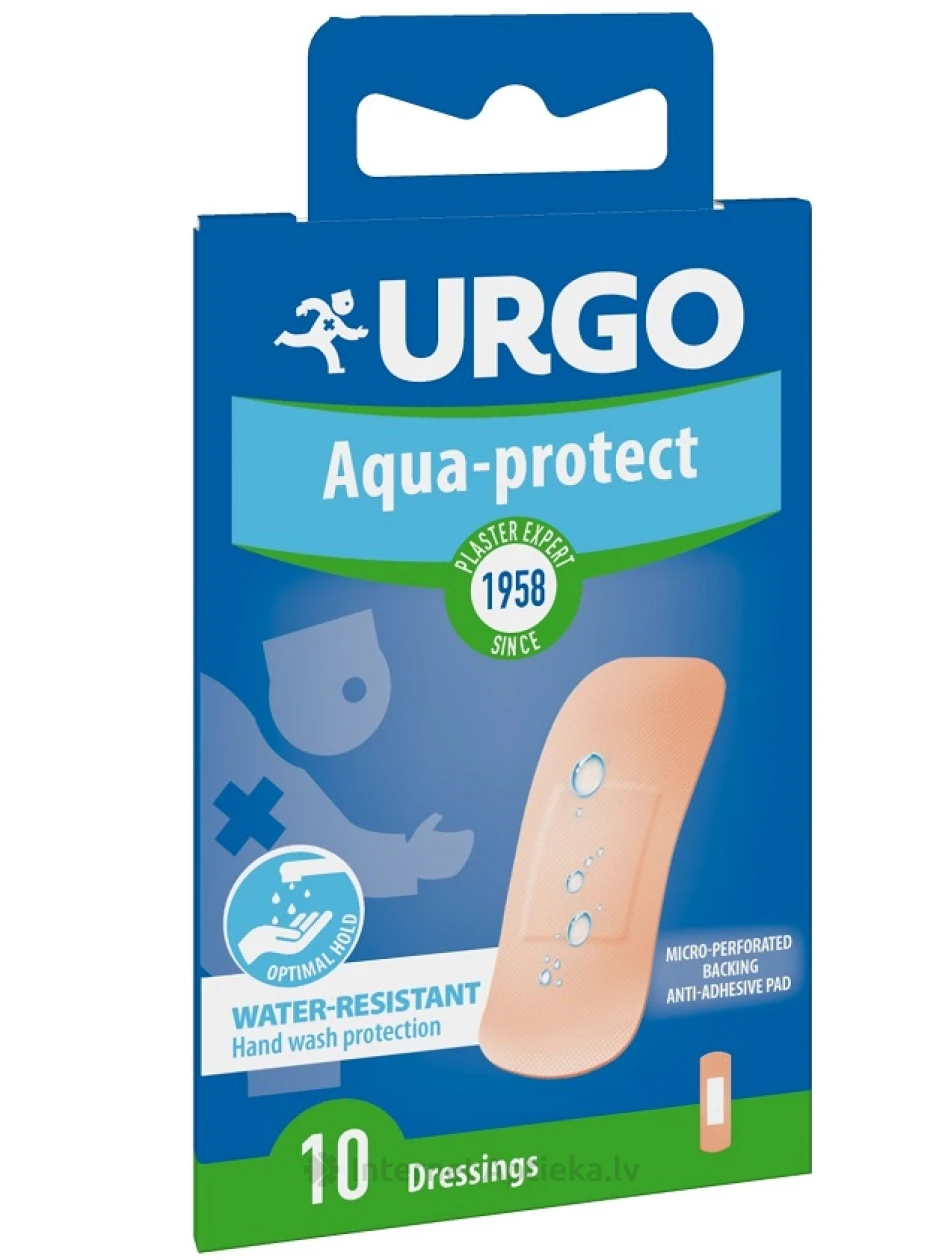 Urgo Washable nesamitrināmi plāksteri 1.9 cm x 2 cm, 10 gb. | internetaptieka.lv