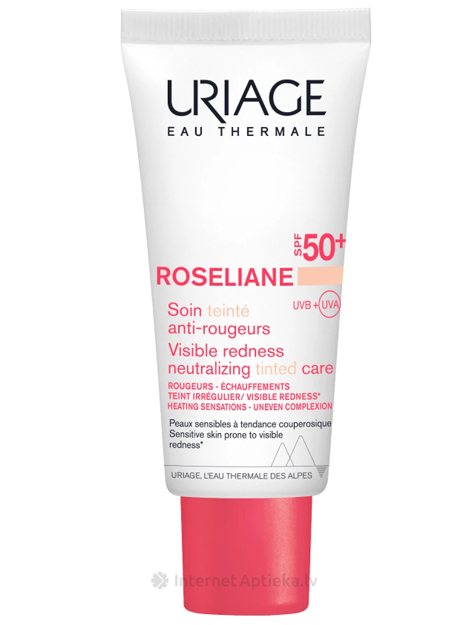 URIAGE Roseliane CC Cream SPF50+ tonējošs, aizsargājošs krēms, 40 ml | internetaptieka.lv