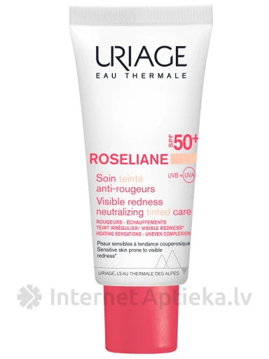 URIAGE Roseliane CC Cream SPF50+ tonējošs, aizsargājošs krēms, 40 ml | internetaptieka.lv