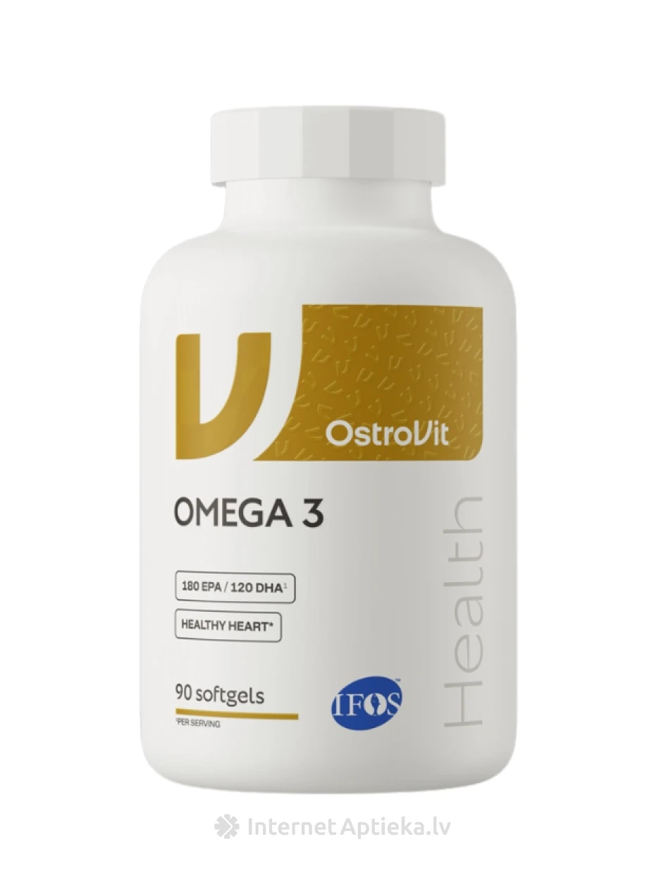 OstroVit Kapsulas Omega3, 90 gb. | internetaptieka.lv