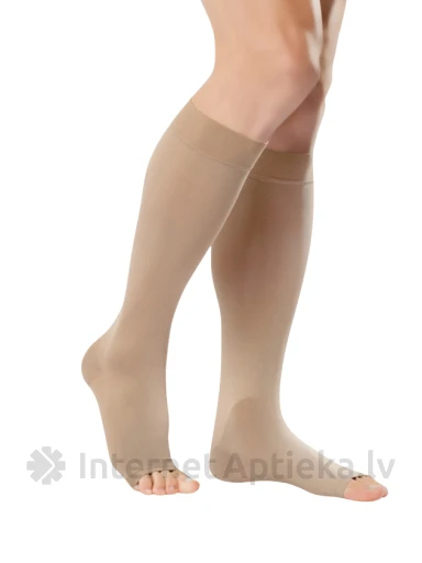 Tonus Elast Medicīniskās elastīgās kompresijas pusgarās zeķes bez purngala, unisekss 2 augums, Nr.4 | internetaptieka.lv
