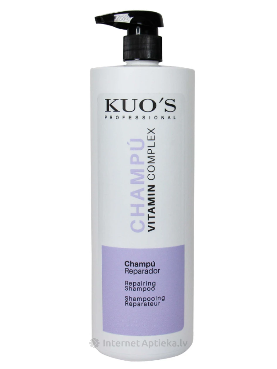 KUO`S VITAMIN COMPLEX Taastav šampoon, 1000 ml | internetaptieka.lv