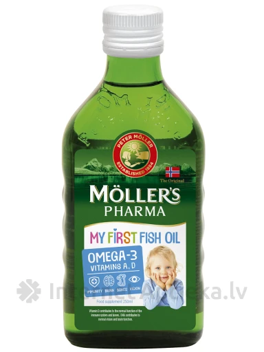 Möller's minu esimene kalaõli, 250 ml | internetaptieka.lv