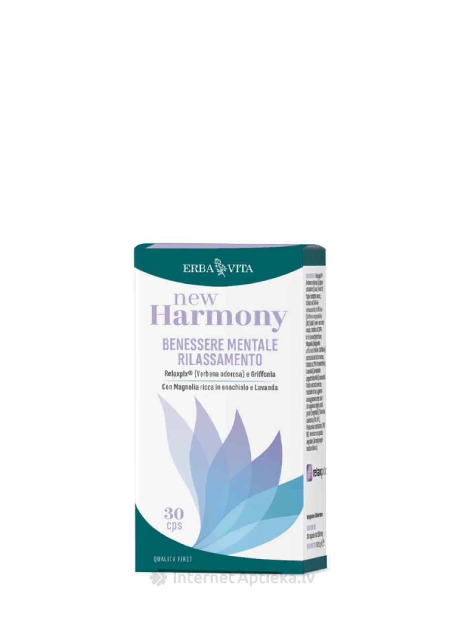 ERBA VITA new Harmony капсулы, 30 шт. | internetaptieka.lv
