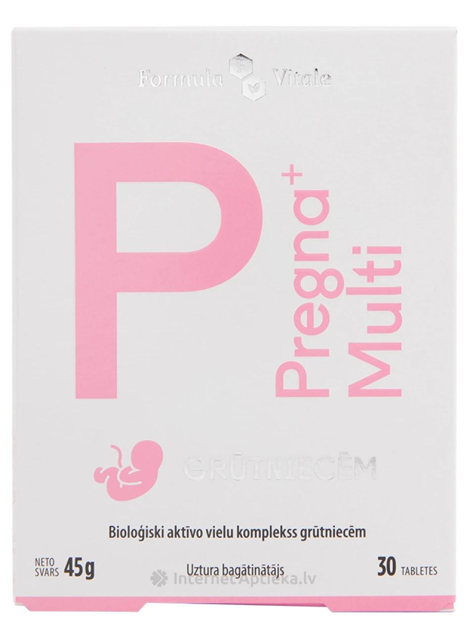 Formula Vitale Pregna+ Multi, 30 tk. | internetaptieka.lv
