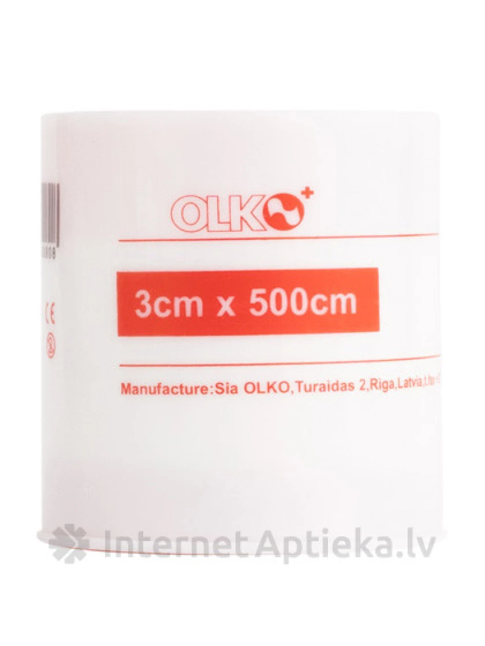 Olko plāksteris 3 cm x 5 m, 1 gb. | internetaptieka.lv