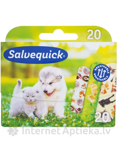 Salvequick Animals, 20 plaastrit | internetaptieka.lv